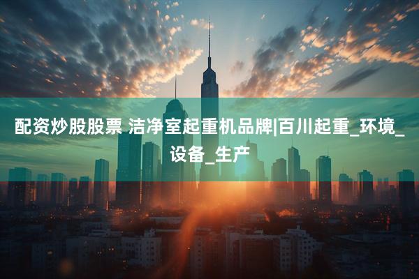 配资炒股股票 洁净室起重机品牌|百川起重_环境_设备_生产